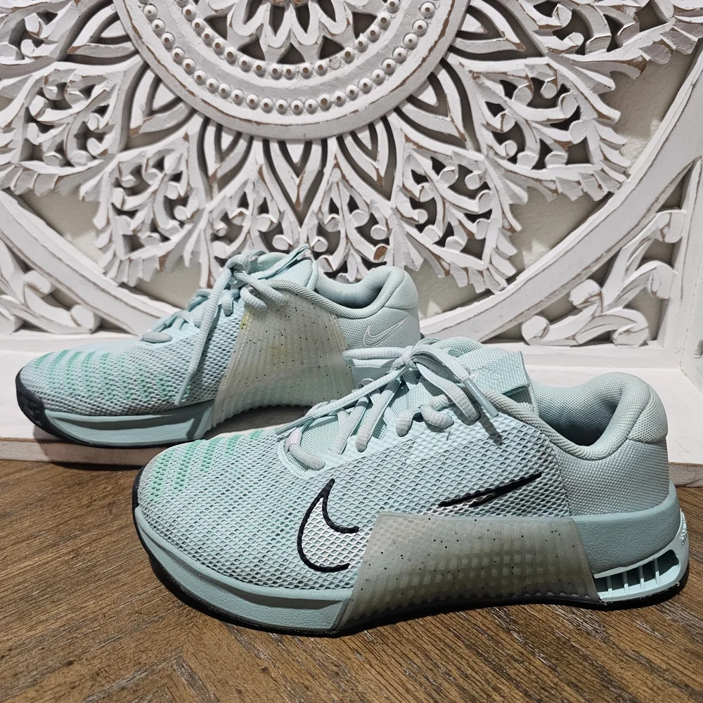 Nike Metcon 9 Jade Mint Athletic Training Shoes Womens 7
